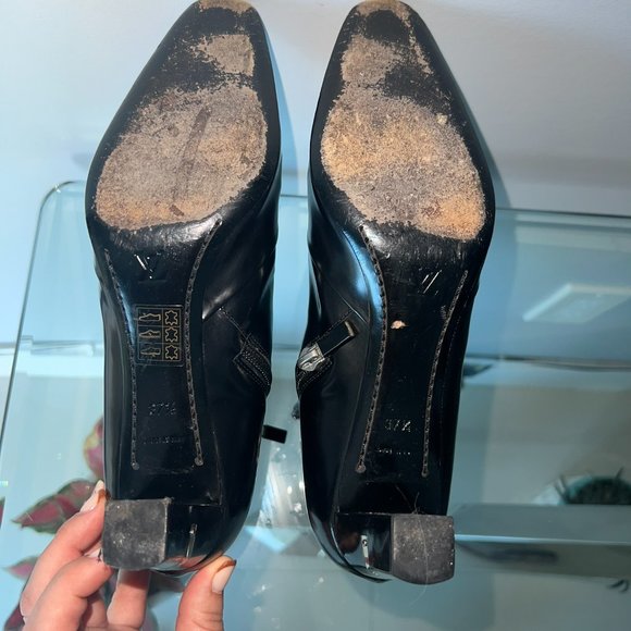 Louis Vuitton Black Short Boots Authentic - Picture 3 of 10